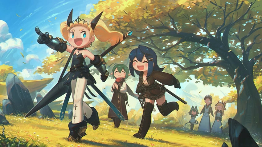cressey, erynn, flareze, and wallace (original) drawn by porforever