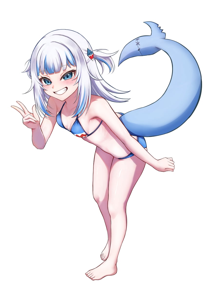 gawr gura (hololive and 1 more) drawn by sora-wo-tomo