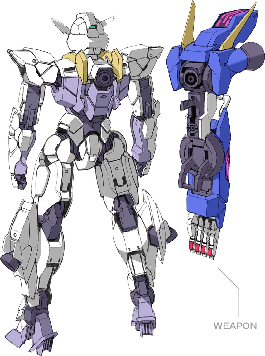 gundam lfrith jiu (gundam and 2 more) drawn by sekinishi_ryouji