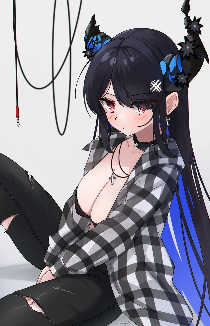 nerissa ravencroft (hololive and 1 more) drawn by magui3