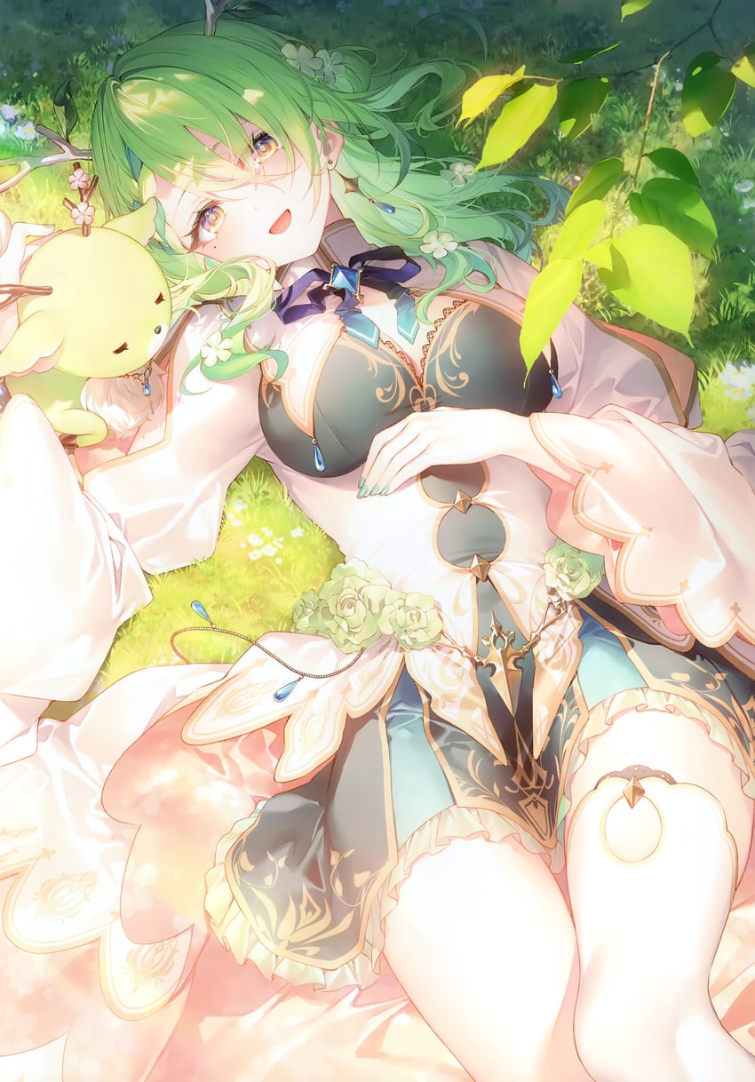 ceres fauna and nemu (hololive and 1 more) drawn by toosaka_asagi