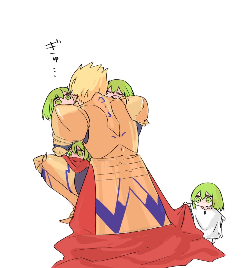gilgamesh and enkidu (fate and 1 more) drawn by himeko_(nico6v6pachi)