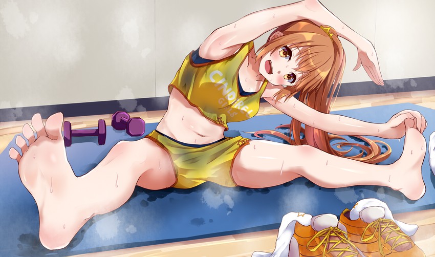 wakabayashi tomoka (idolmaster and 1 more) drawn by iberiko_(soinesitai)