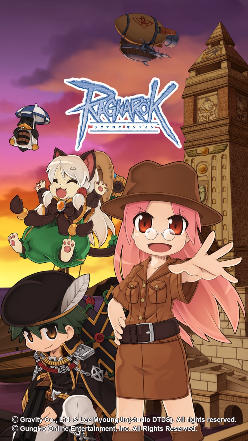 summoner, rebellion, galapago, and explorer (ragnarok online) drawn by yuichirou