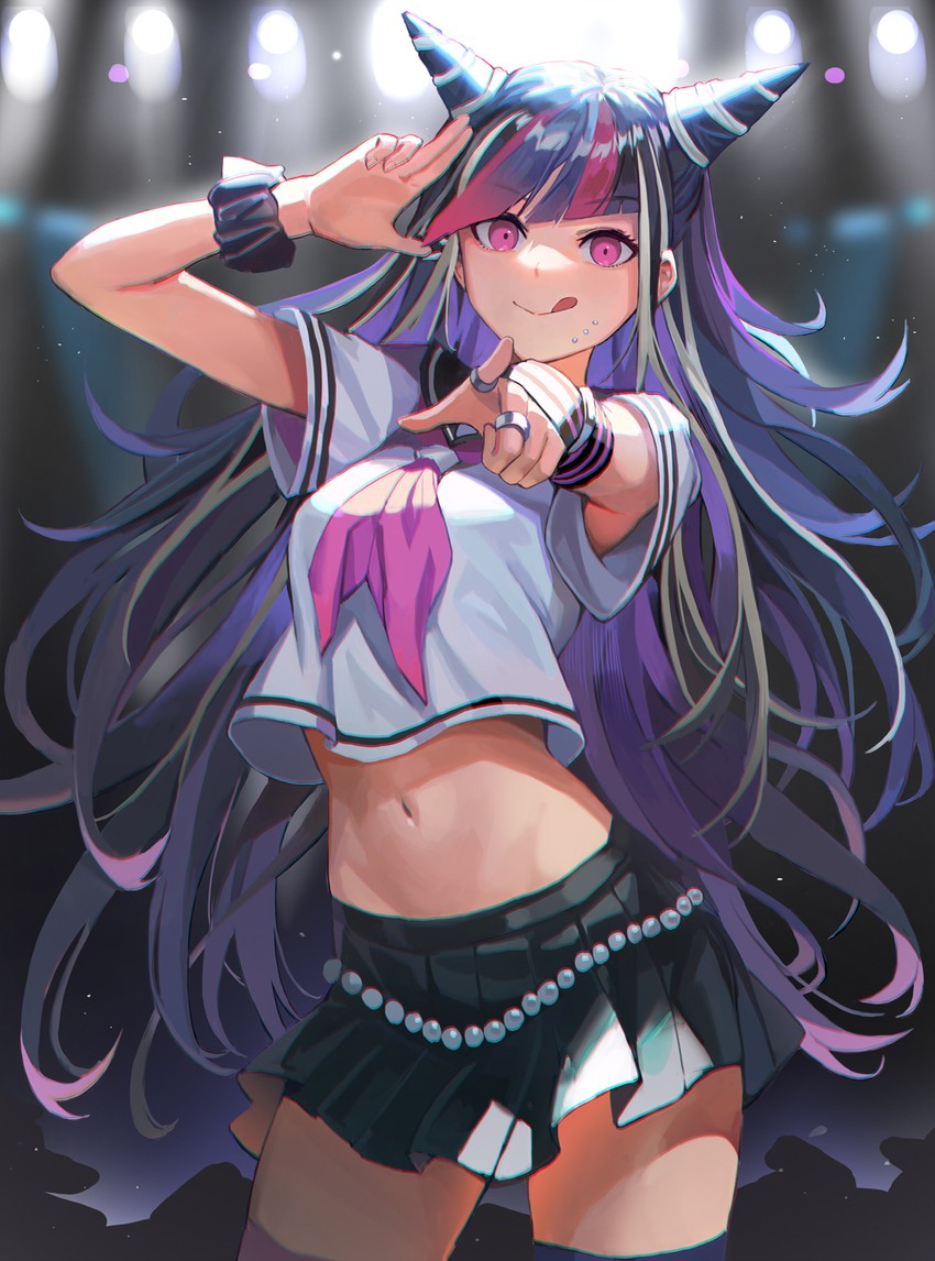 mioda ibuki (danganronpa and 1 more) drawn by sl86