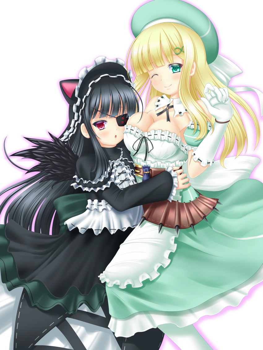yomi and mirai (senran kagura and 1 more) drawn by yukishiba_yanagi