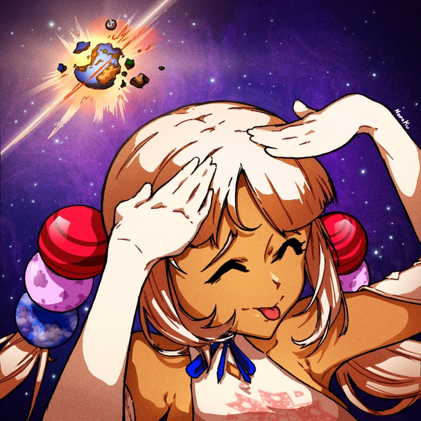 tsukumo sana (hololive and 2 more) drawn by nemokku