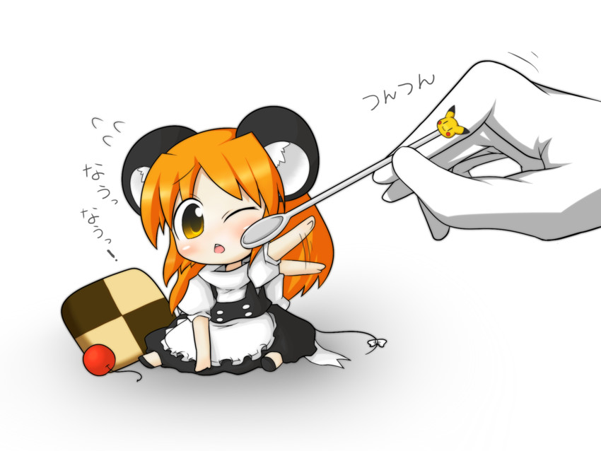 kirisame marisa, pikachu, and mouse marisa (touhou and 1 more) drawn by yuasan