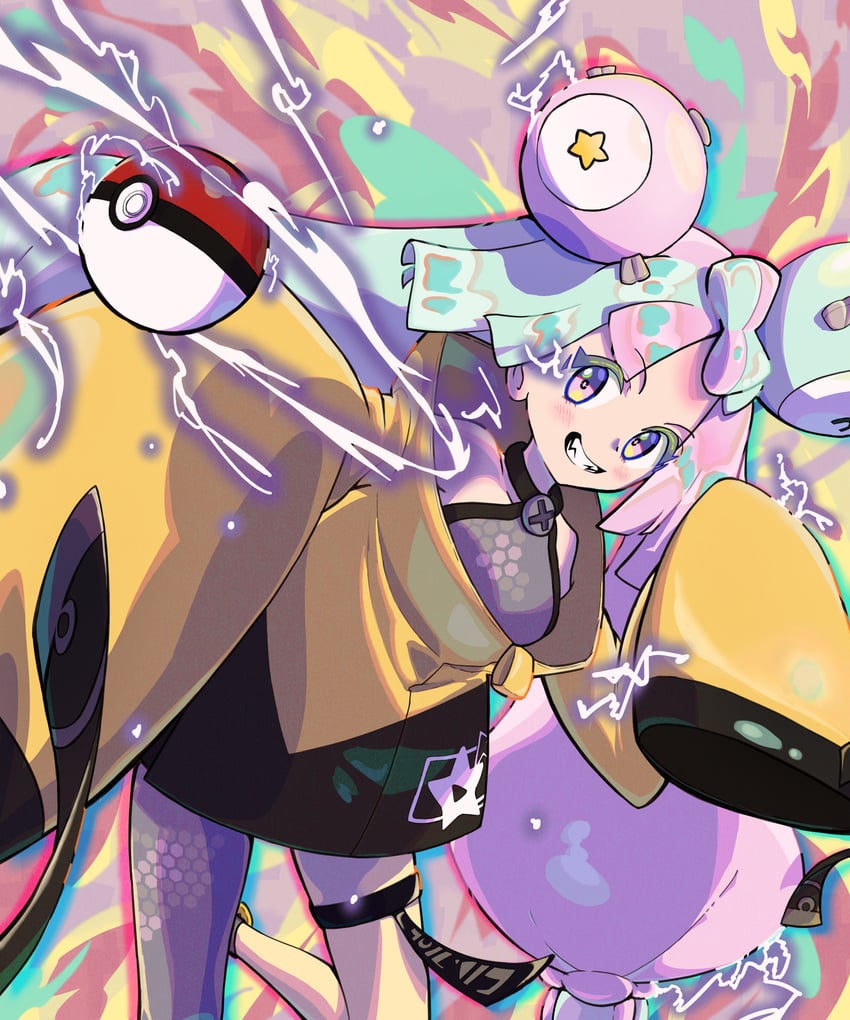 iono (pokemon and 1 more) drawn by keeno-ringo46