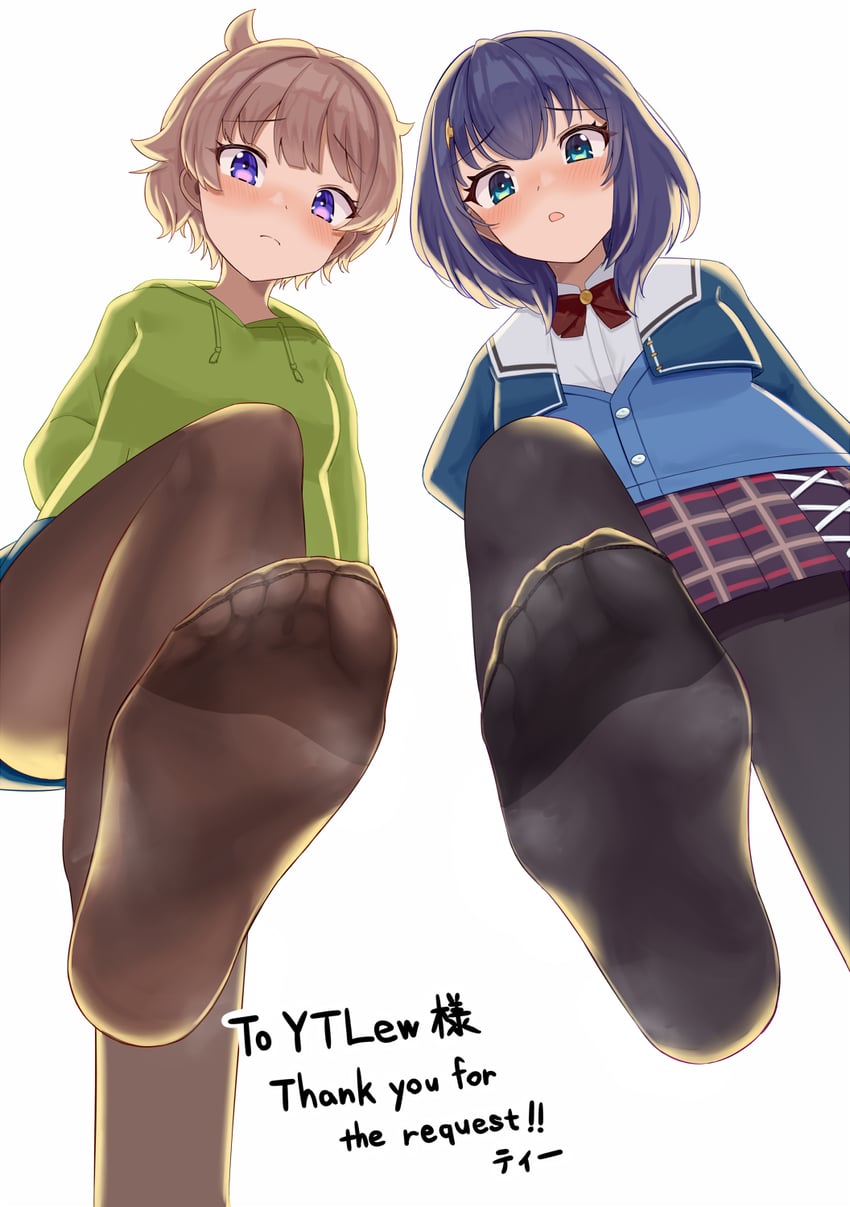 shizuka and sasuga chisa (world dai star) drawn by px-tea