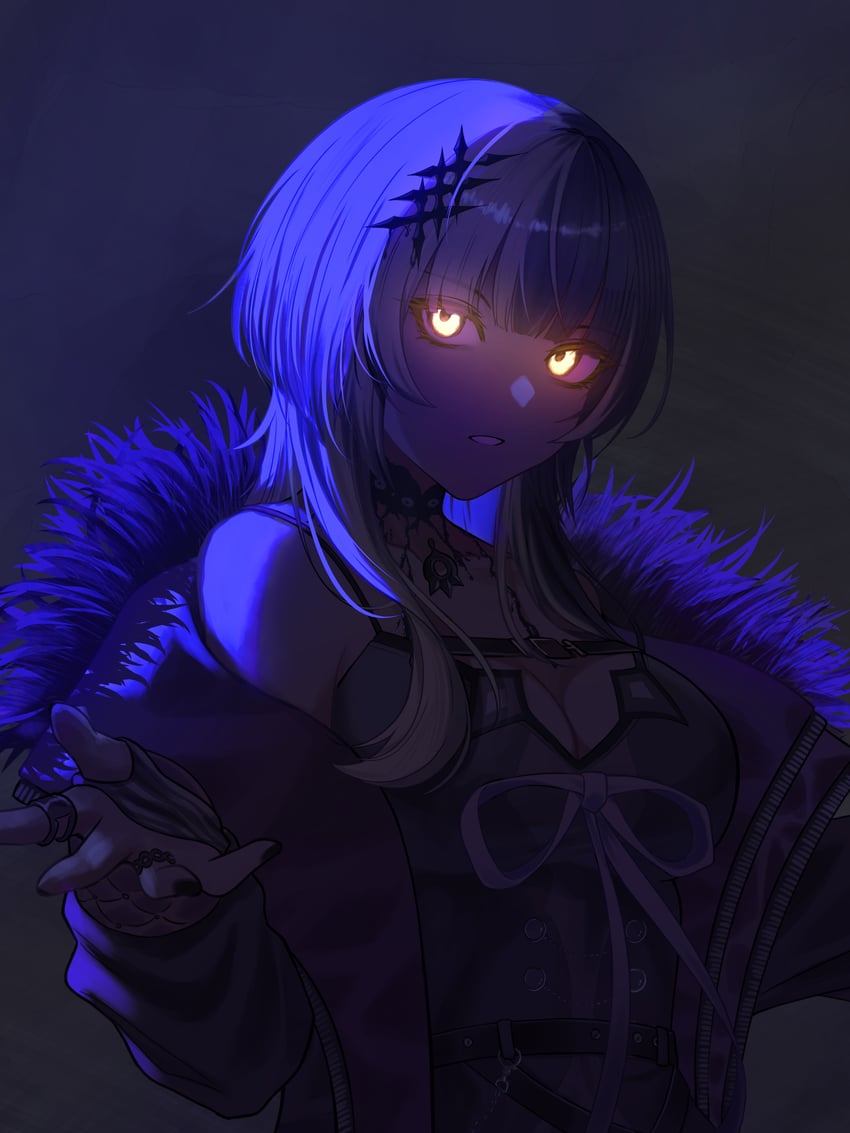 shiori novella (hololive and 1 more) drawn by duckntea
