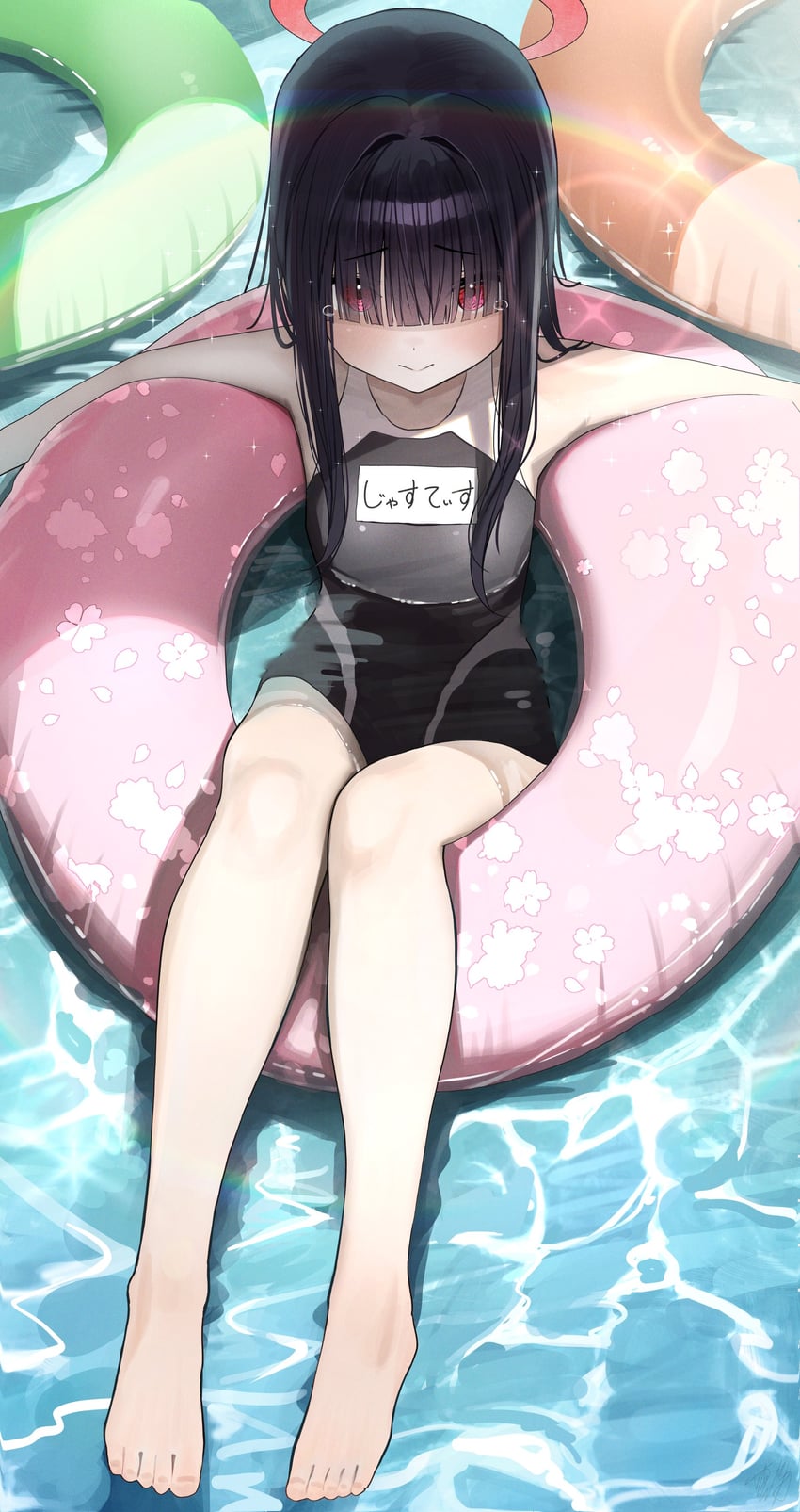 justice task force member (blue archive) drawn by hidulume