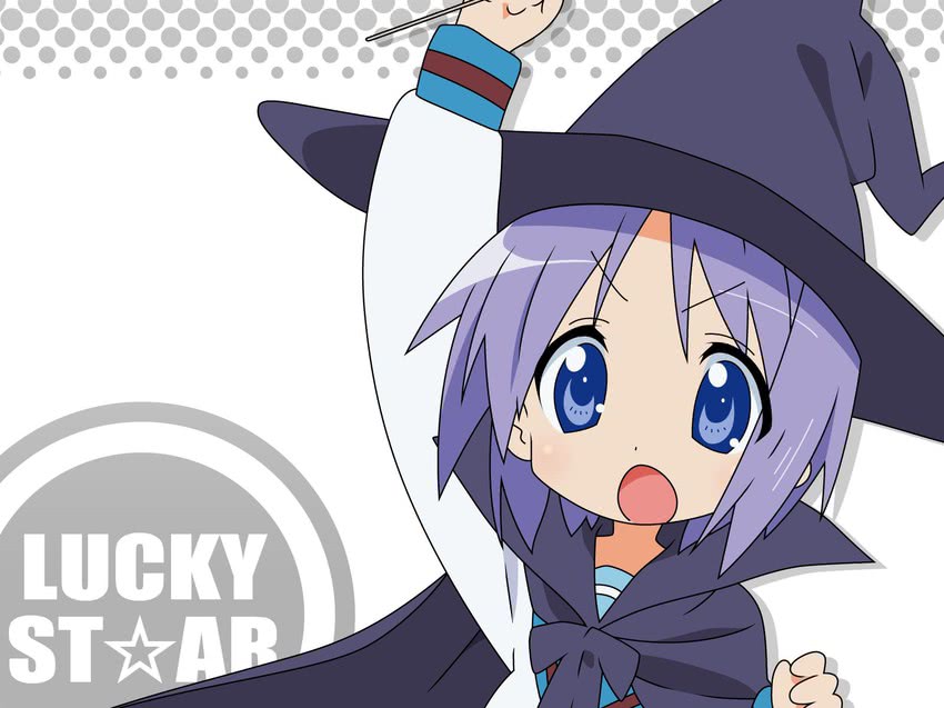 nagato yuki and hiiragi tsukasa (suzumiya haruhi no yuuutsu and 1 more)
