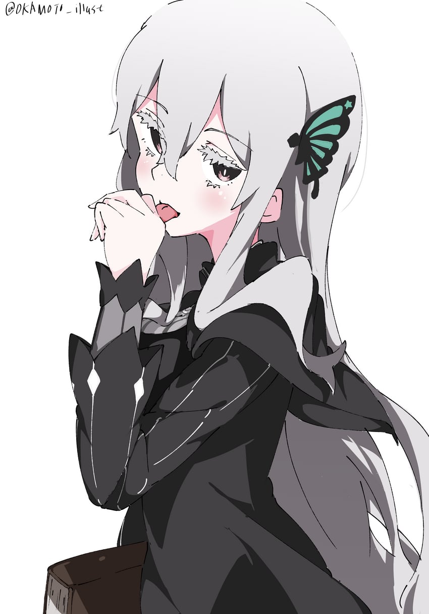 echidna (re:zero kara hajimeru isekai seikatsu) drawn by white_gorilla_(okamoto)