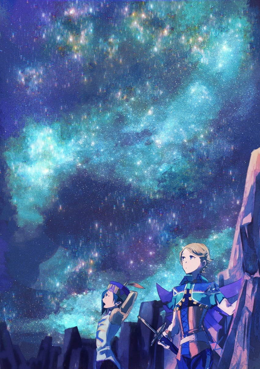 jamil and albert (saga and 1 more) drawn by miyama_(lacrima01)