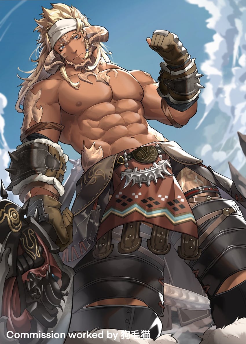 warrior of light (final fantasy and 1 more) drawn by tekkowang