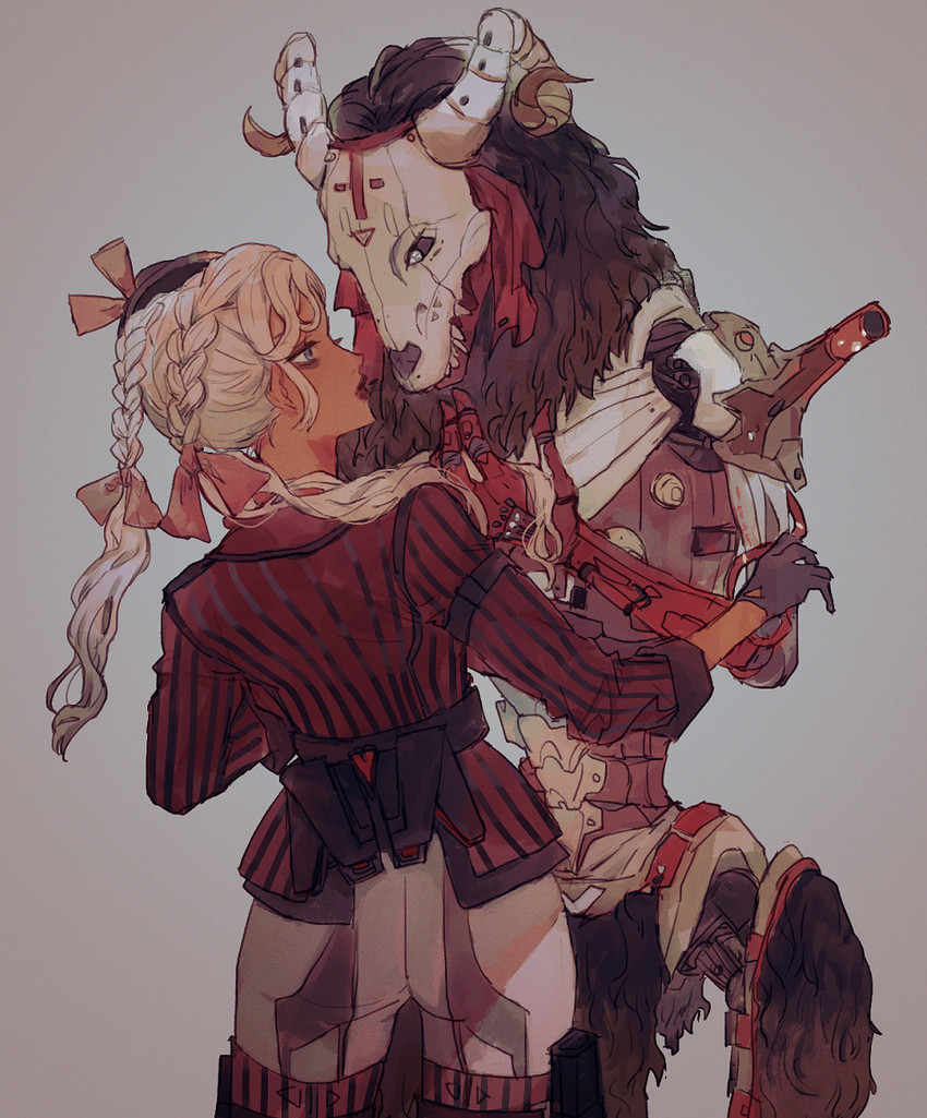 loba, revenant, bootlegger loba, and unholy beast revenant (apex legends) drawn by shourou_kanna