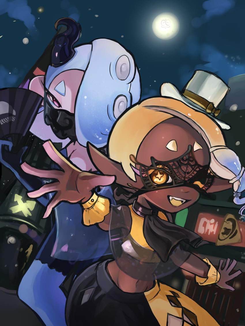 shiver and frye (splatoon and 1 more) drawn by manma_628