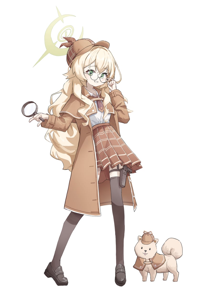watson amelia and professor niyaniya (blue archive and 2 more) drawn by deuroseu
