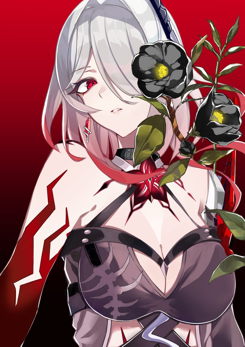 acheron (honkai and 1 more) drawn by sas_(ls08b)