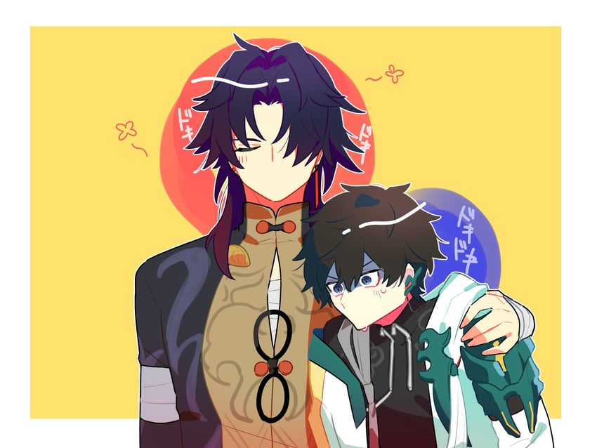 dan heng and blade (honkai and 1 more) drawn by nannostarna