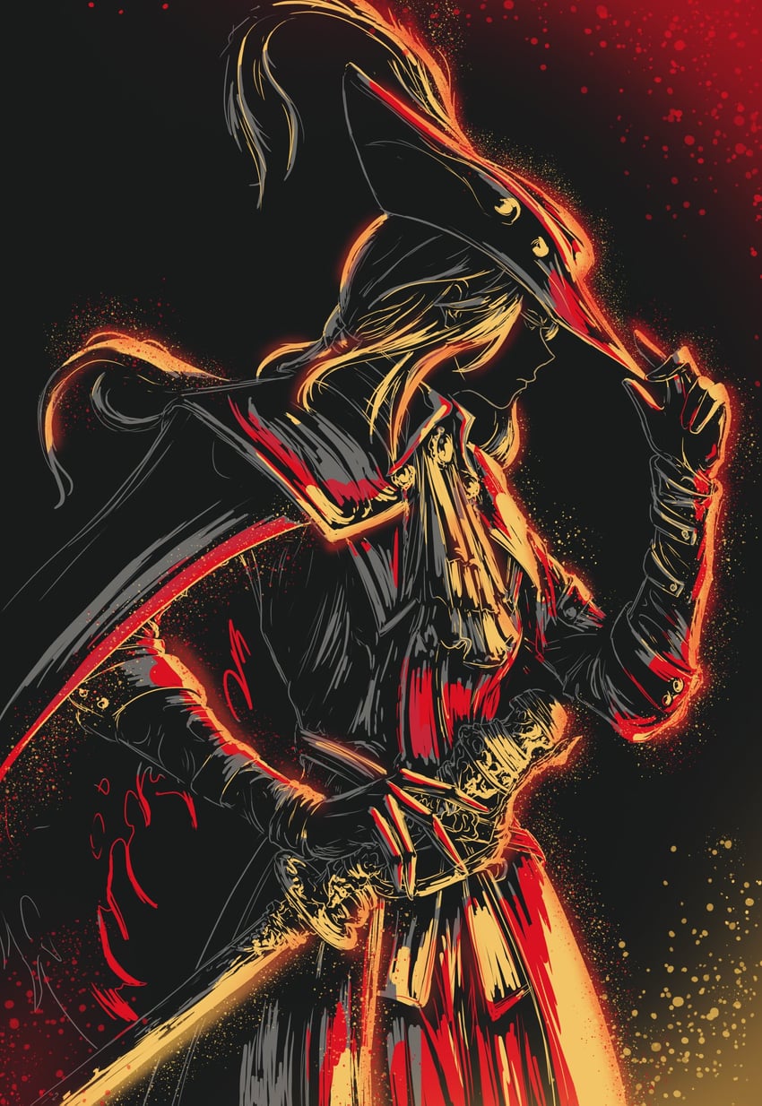 lady maria of the astral clocktower (bloodborne) drawn by 00osamio00