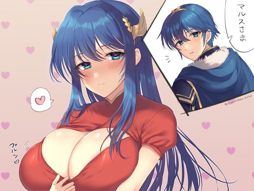 marth and caeda (fire emblem and 2 more) drawn by awayuki_ramika