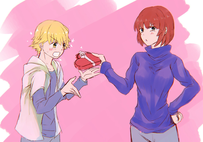 nishio rina and kaburagi sui (soukyuu no fafner) drawn by haru_sakurazaki