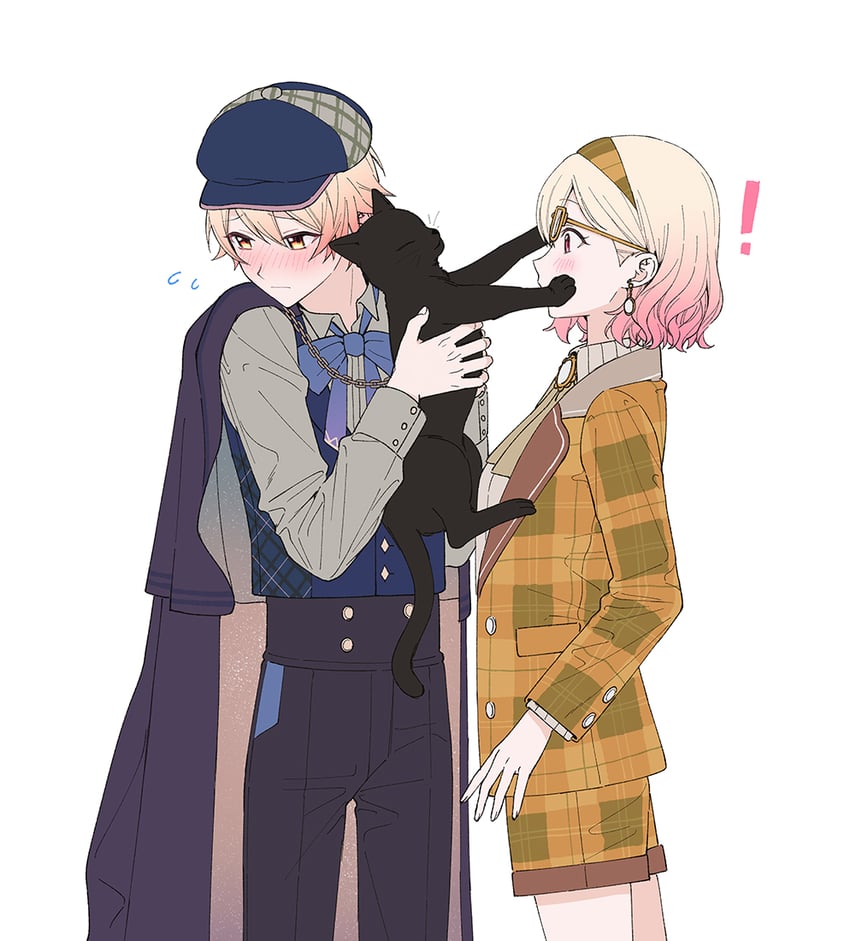 tenma tsukasa and tenma saki (project sekai) drawn by 2_(tsvf3235)