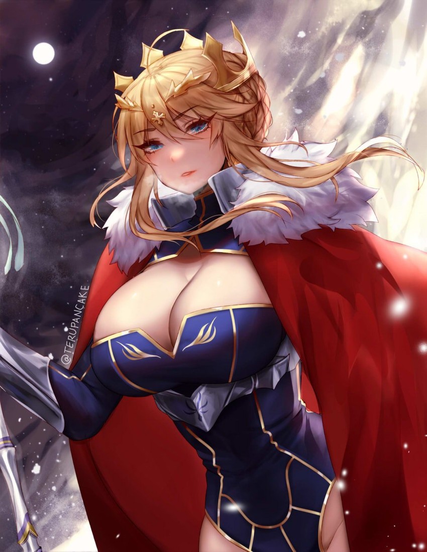 artoria pendragon (fate and 1 more) drawn by terupancake