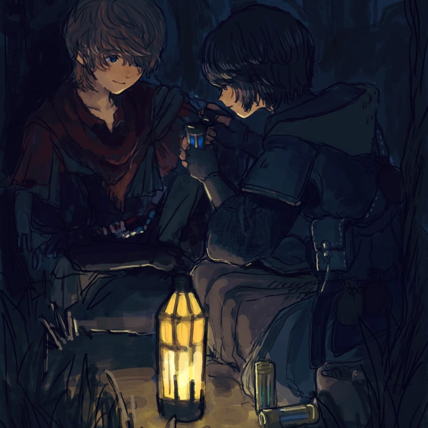 joshua rosfield and jote (final fantasy and 1 more) drawn by soraoyogusakana
