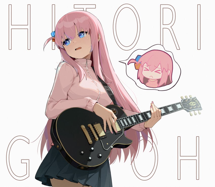 gotoh hitori (bocchi the rock!) drawn by gu_tao