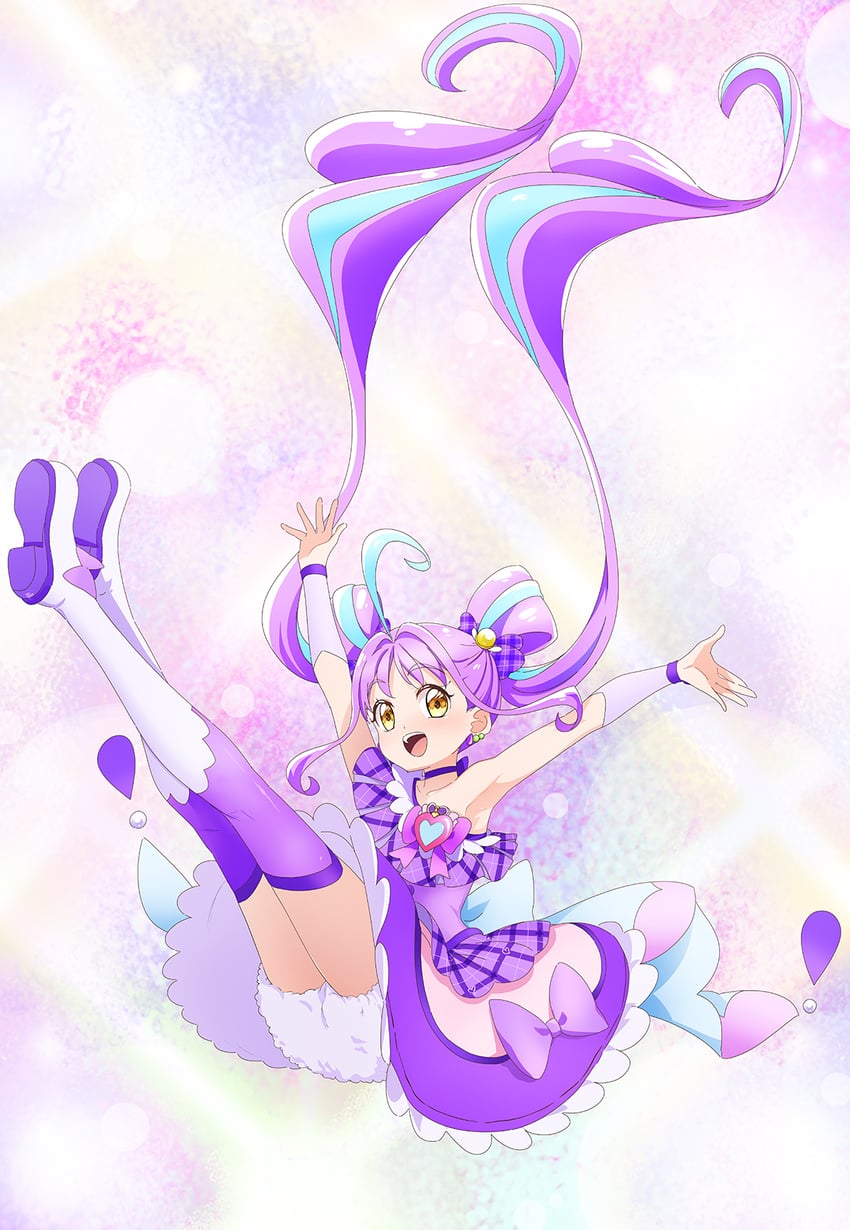 shigure kokoro and cure kyunkyun (precure and 1 more) drawn by abe_kanari