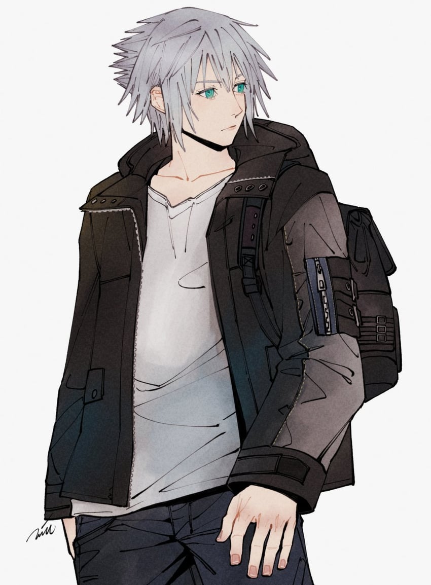 riku (kingdom hearts and 1 more) drawn by mim_(mimya0600)