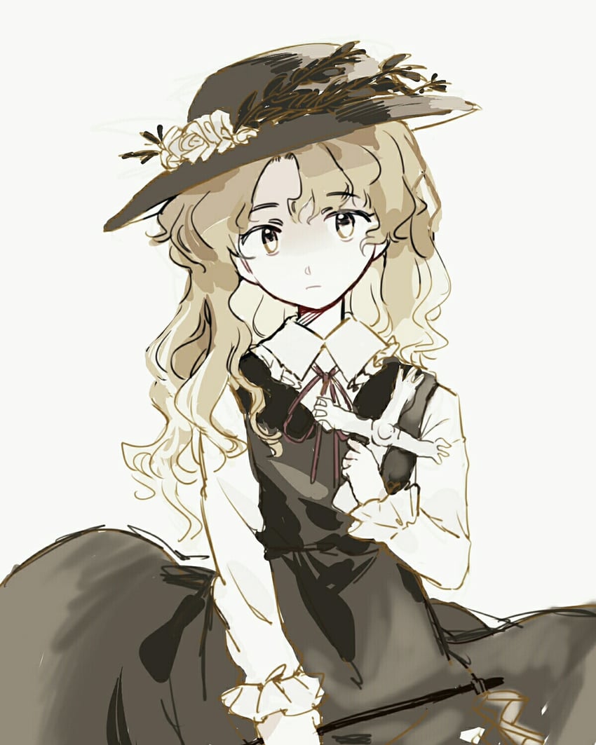 jacket girl (touhou and 1 more) drawn by ovo
