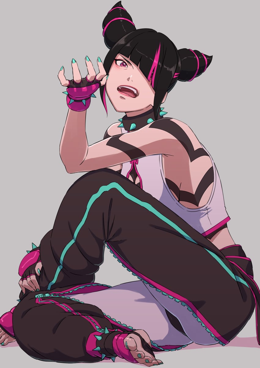 han juri (street fighter and 1 more) drawn by aduti_momoyama
