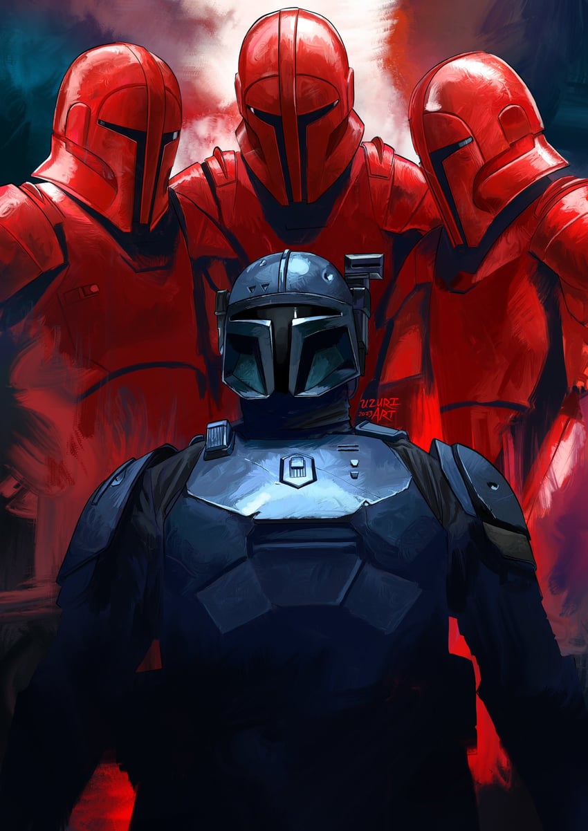 paz vizsla (star wars and 1 more) drawn by uzuri_art