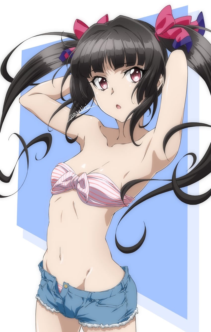 tsukuyomi shirabe (senki zesshou symphogear) drawn by miyabi_mt-b