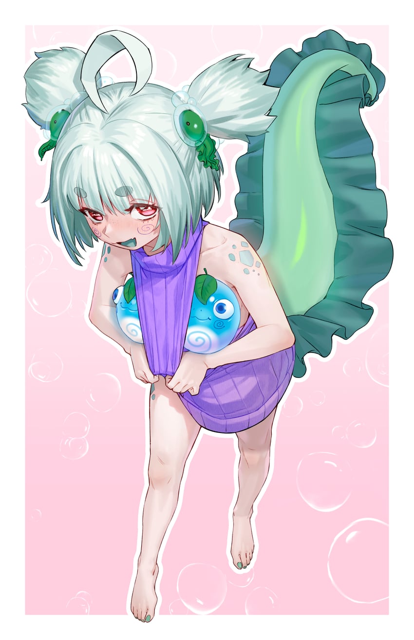 rebbi rompin and frobble (indie virtual youtuber) drawn by agemmata