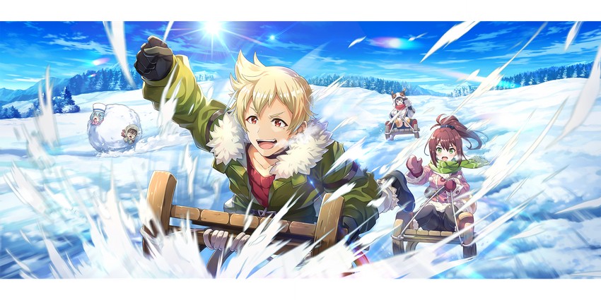 megumin, aqua, satou kazuma, dust, and lean (kono subarashii sekai ni shukufuku wo! and 1 more)