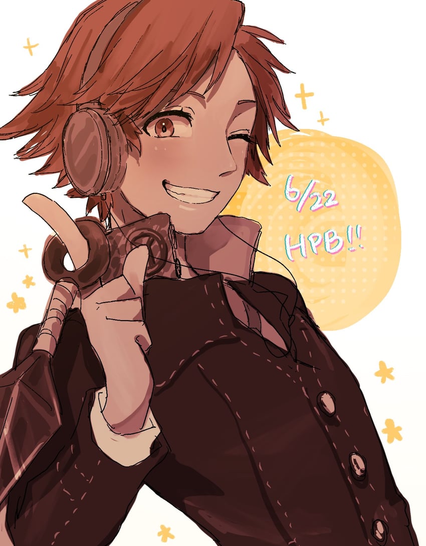 hanamura yousuke (persona and 1 more) drawn by yagi_hara