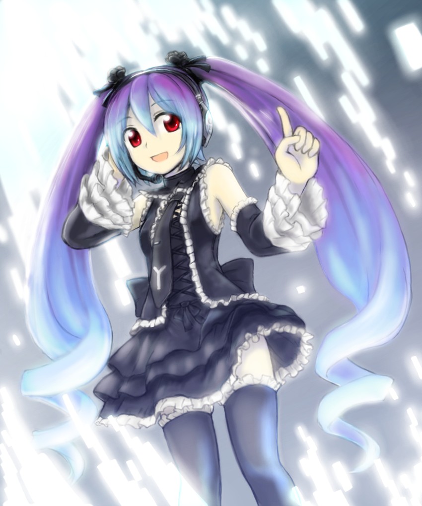 hatsune miku (vocaloid and 3 more) drawn by akikan_(watashi_no_sekai)