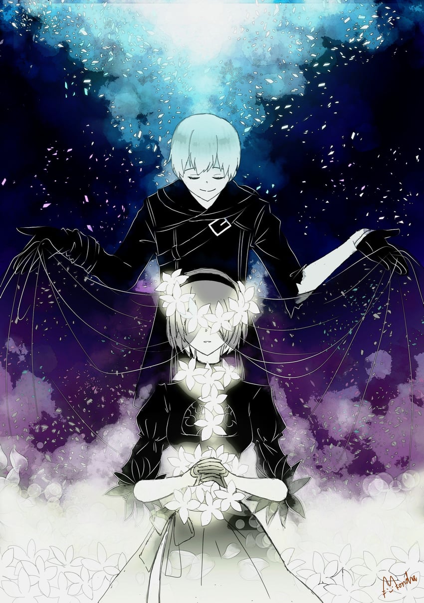 2b and 9s (nier and 1 more) drawn by alleycat_nd