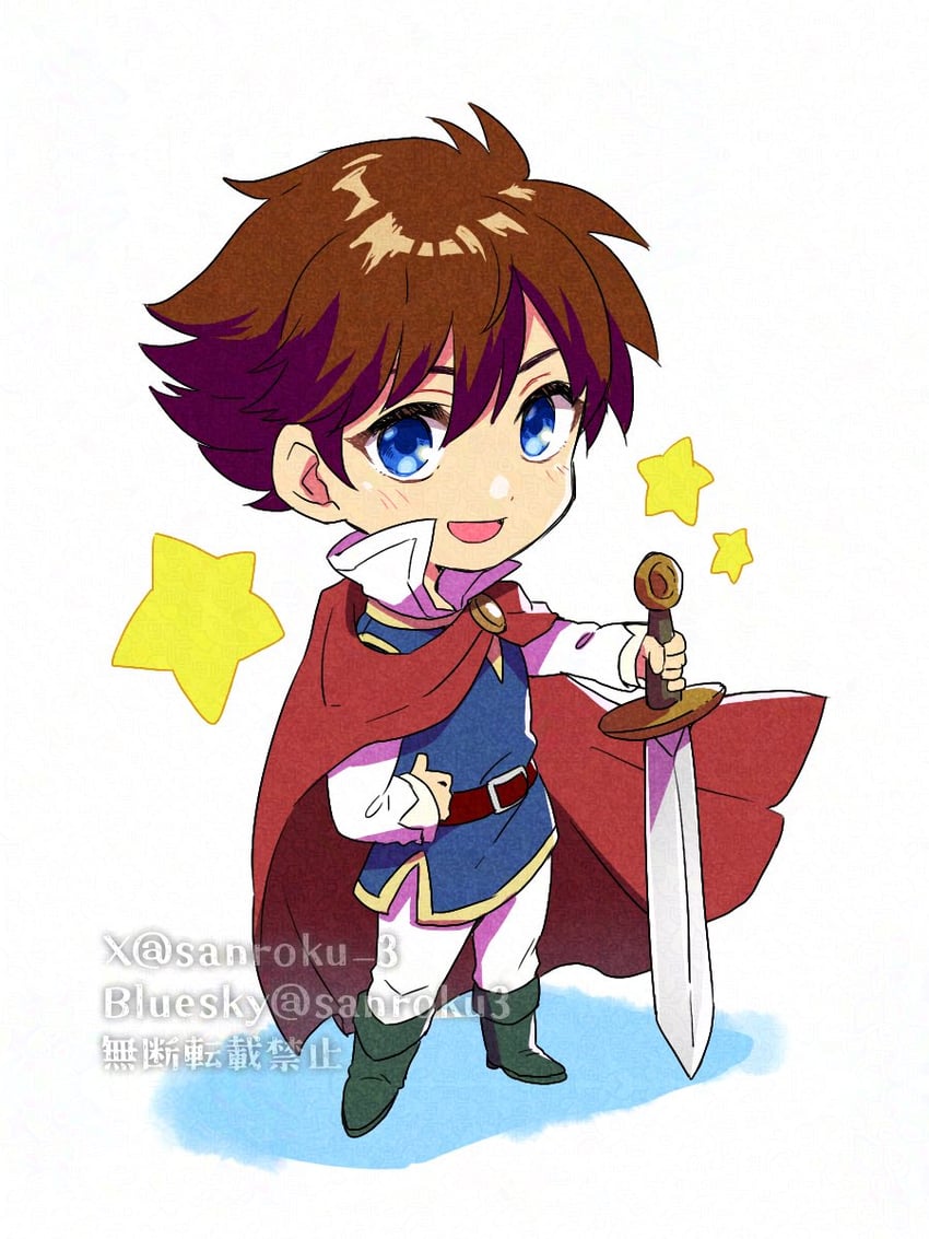 bartz klauser (final fantasy and 1 more) drawn by sanroku_3