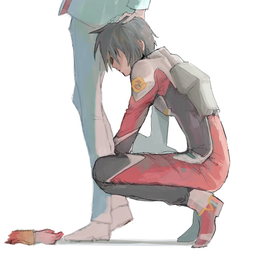 shinn asuka and mayu asuka (gundam and 1 more) drawn by she_(morianosu)