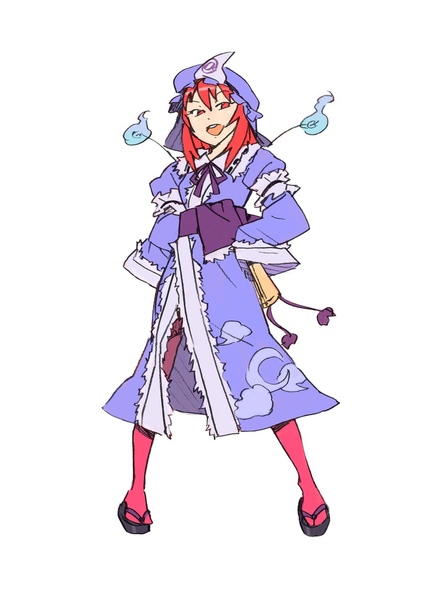 saigyouji yuyuko and andou nene (touhou and 1 more) drawn by katou_haruaki