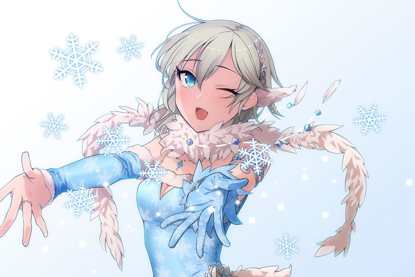 anastasia (idolmaster and 1 more) drawn by tsurusaki_yuu