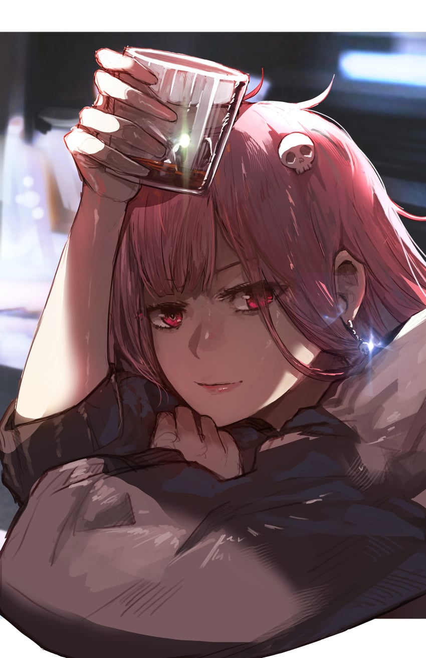 mori calliope (hololive and 1 more) drawn by advarcher
