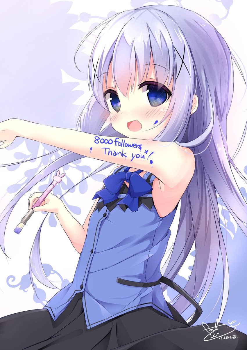 kafuu chino (gochuumon wa usagi desu ka?) drawn by kouda_suzu