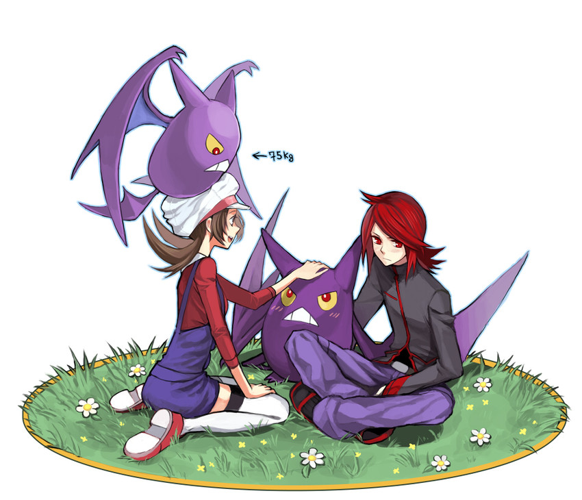 lyra, silver, and crobat (pokemon and 1 more) drawn by cezaria